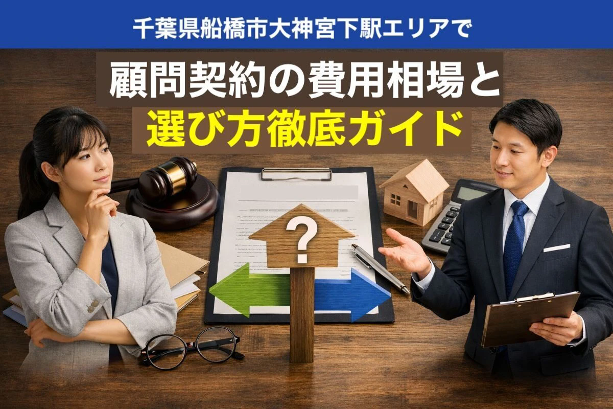 千葉県船橋市大神宮下駅エリアで顧問契約の費用相場と選び方徹底ガイド