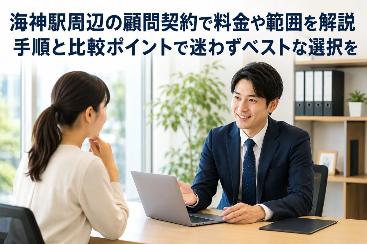 海神駅周辺の顧問契約で料金や範囲を解説―手順と比較ポイントで迷わずベストな選択を