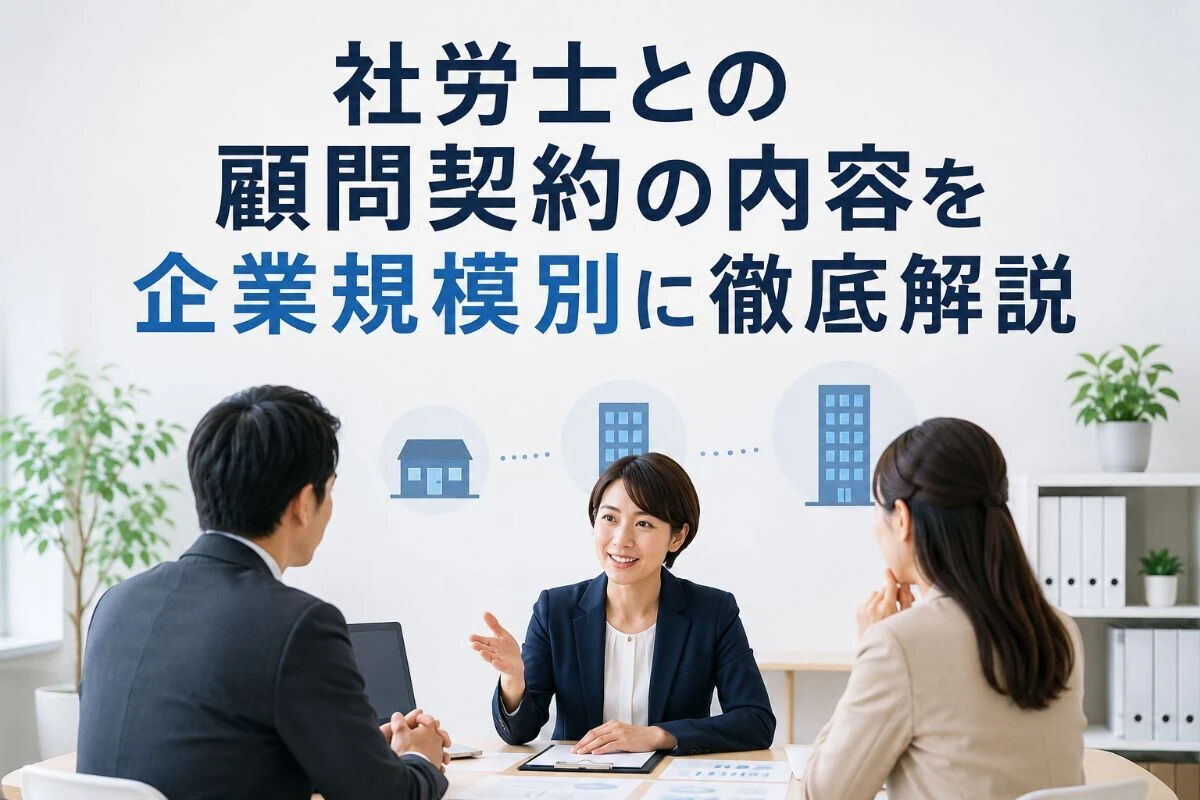 社労士との顧問契約の内容を企業規模別に徹底解説